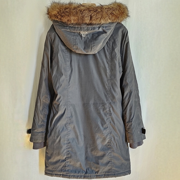 🇨🇦 Aritzia TNA Charcoal Grey Aspen Parka Coat - Picture 8 of 14
